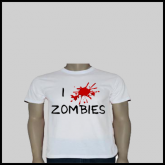 Camiseta I Love Zombies